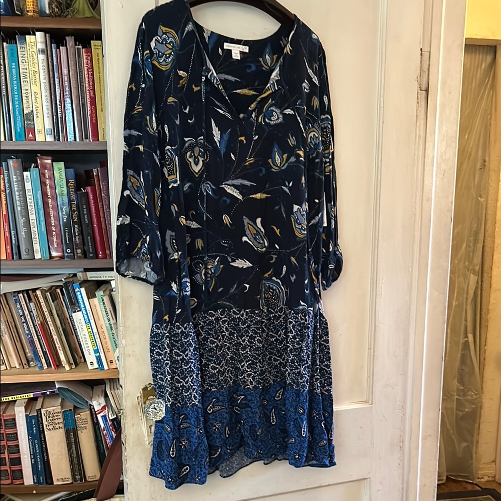 Floral Blue Dress